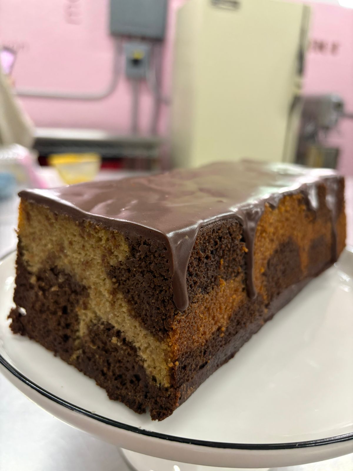 Panqué marmoleado Healthy bakery