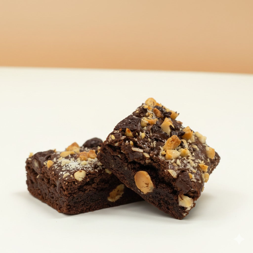 Brownies macadamia