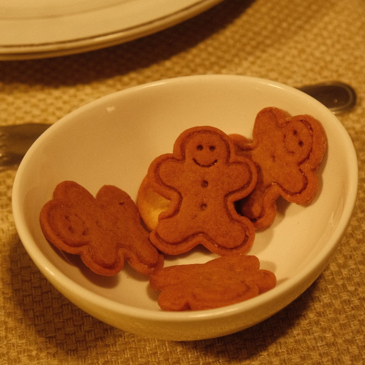 Vista de Galletas Navideñas (Galletas surtidas de mantequilla)